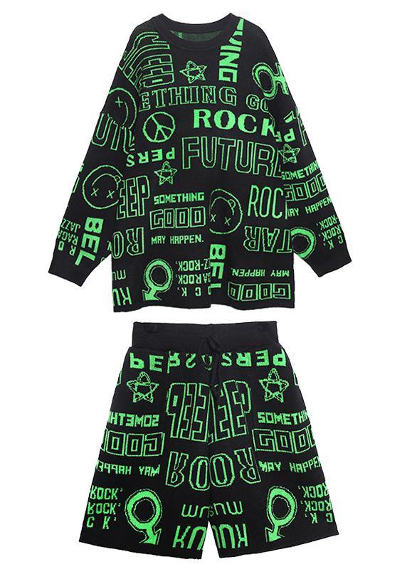 秋冬 レディース ニットセットアップ 上品オレンジ ニットセーター × ワイドパンツ ファッション 2点セット(上下セット)