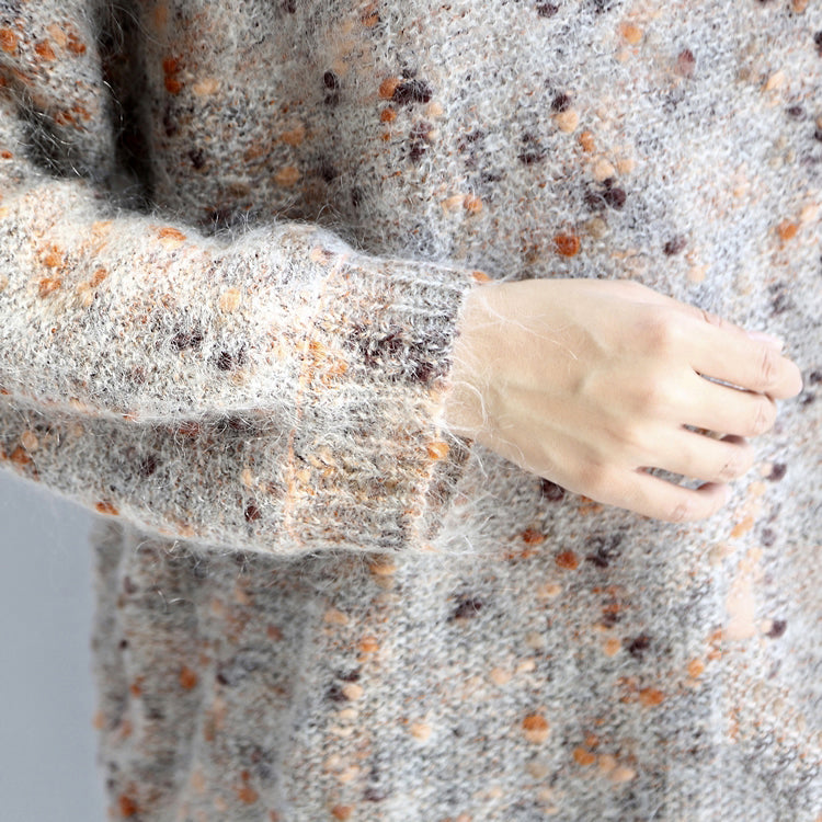 ふわふわ ラビットファー風 ニット セーター レディース あたたか 冬 ワンピース プルオーバー