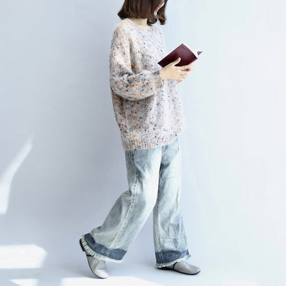 ふわふわ ラビットファー風 ニット セーター レディース あたたか 冬 ワンピース プルオーバー